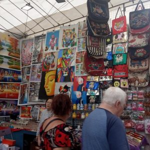 China, Hong Kong, Mong Kok, Ladies Market, Bags Stall - SuperStock