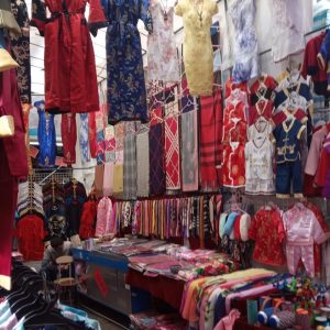 China, Hong Kong, Mong Kok, Ladies Market, Bags Stall - SuperStock