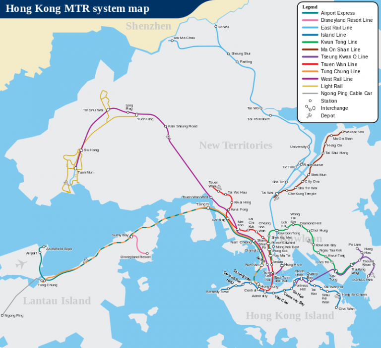 Getting Around Hong Kong by MTR (Subway) Top Shopping & Attractions in HK